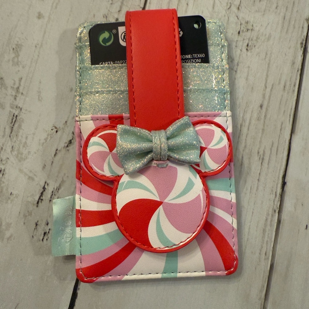 Disney Loungefly Peppermint Card Holder